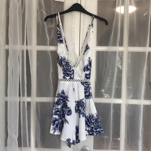 NWOT LF floral romper medium $200 - Picture 1 of 5